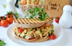 Chickpea Sandwich with Carrot Recipe